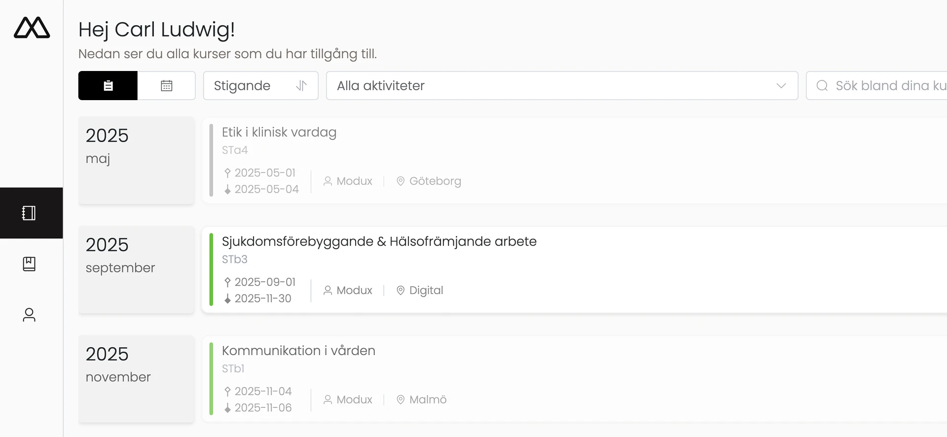 Project tracker